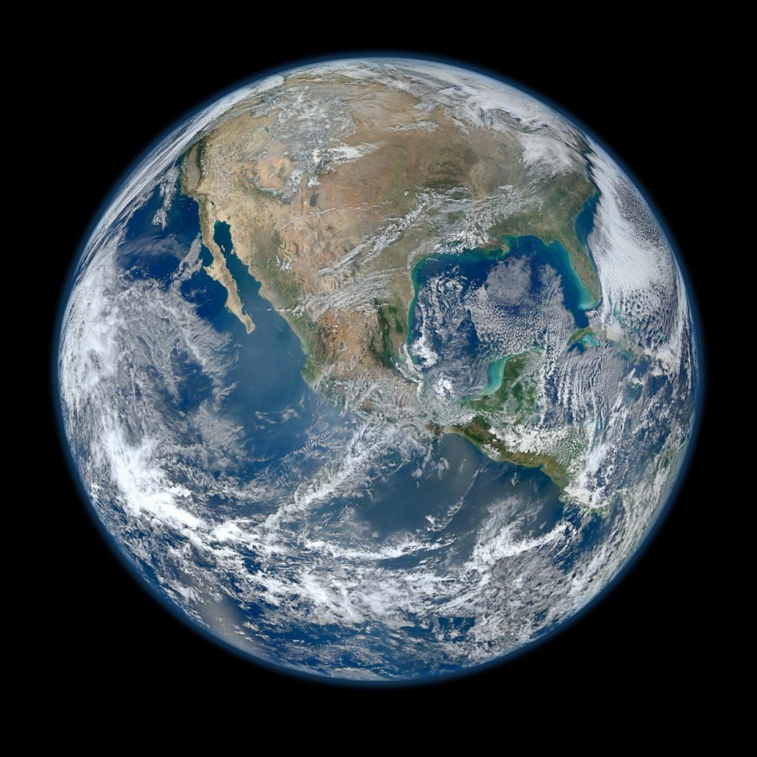 La Terre, planète bleue — photo d'astronomie