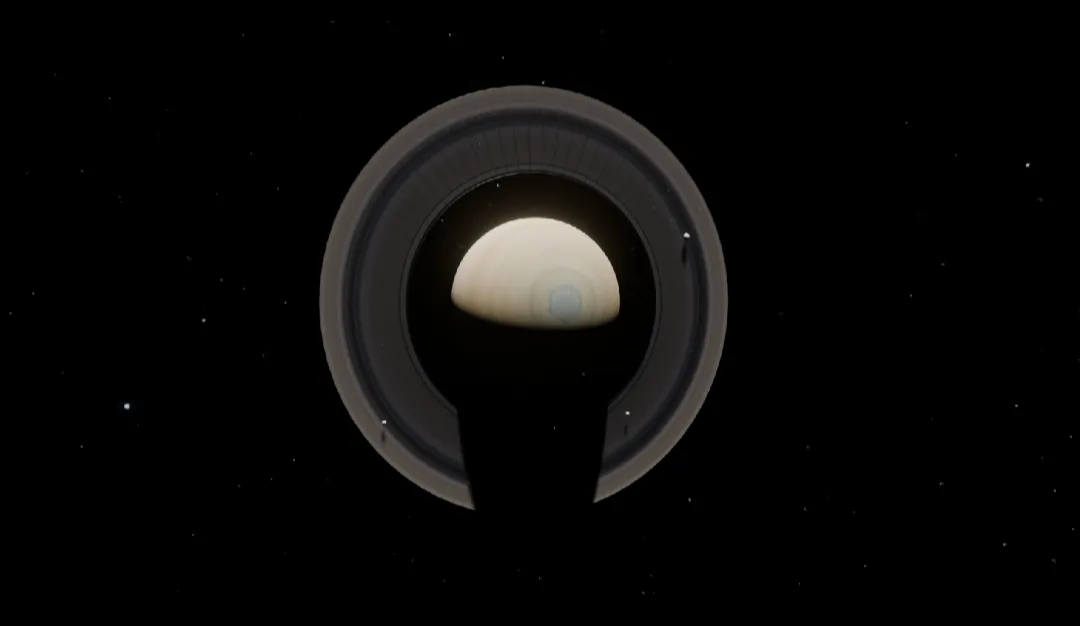 Les anneaux de Saturne