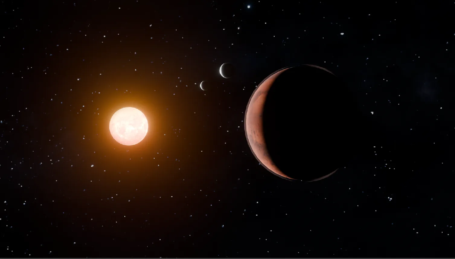 Mars modèle 3D — photo d'astronomie