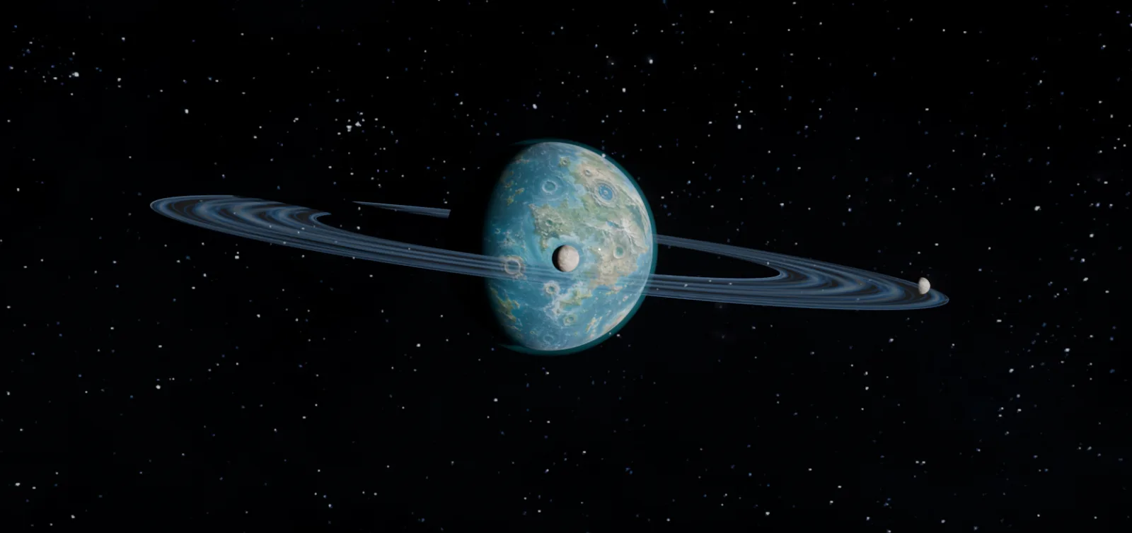 🪐 Planet fictif créé par planète inconnue — photo d'astronomie